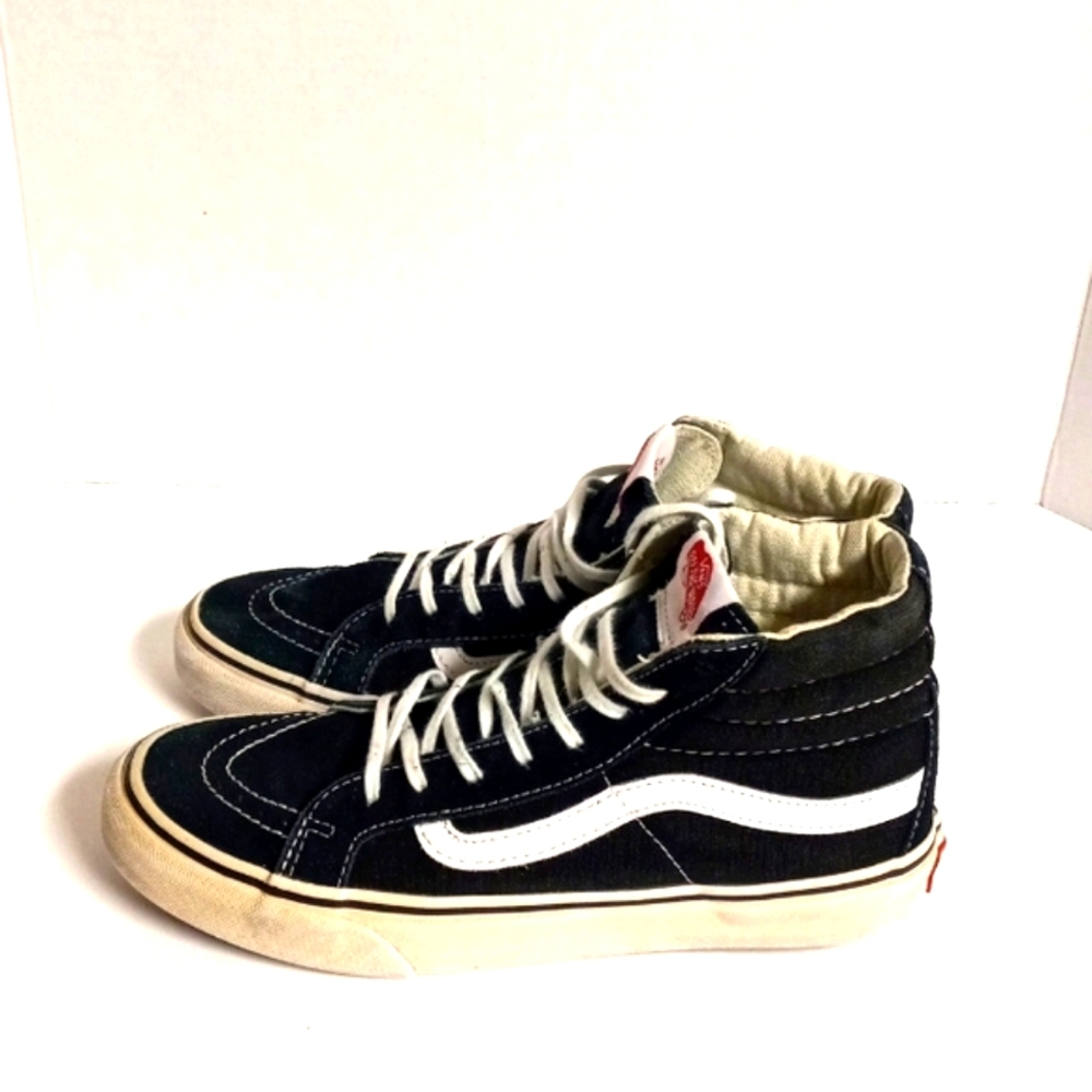 COPY - Vans Old Skool Classic Side Stripe Sneakers Shoes Black/White Men's 6.5